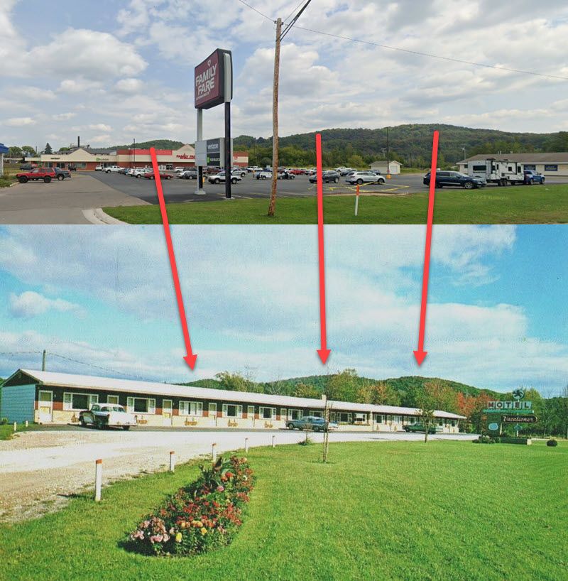 Motel Vacationer - Horizon Line Comparison (newer photo)